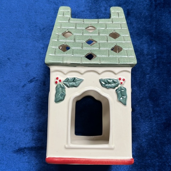 Lenox Winter Greetings Birdhouse Votive Tea Light Candle Holder Discontinued! - Picture 3 of 14